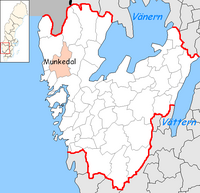 Munkedal in Västra Götaland county